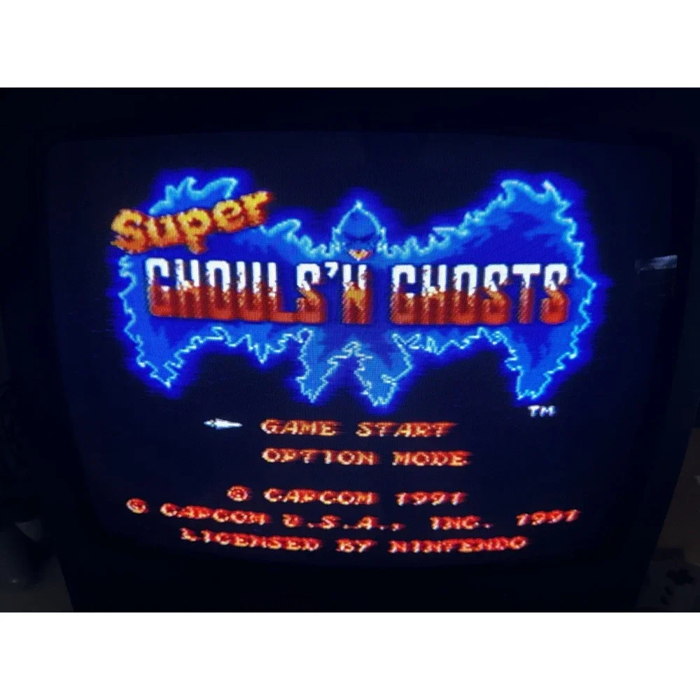 Super Ghouls 'n Ghosts Nintendo SNES 1991 Cart Only Tested Capcom‎ USA